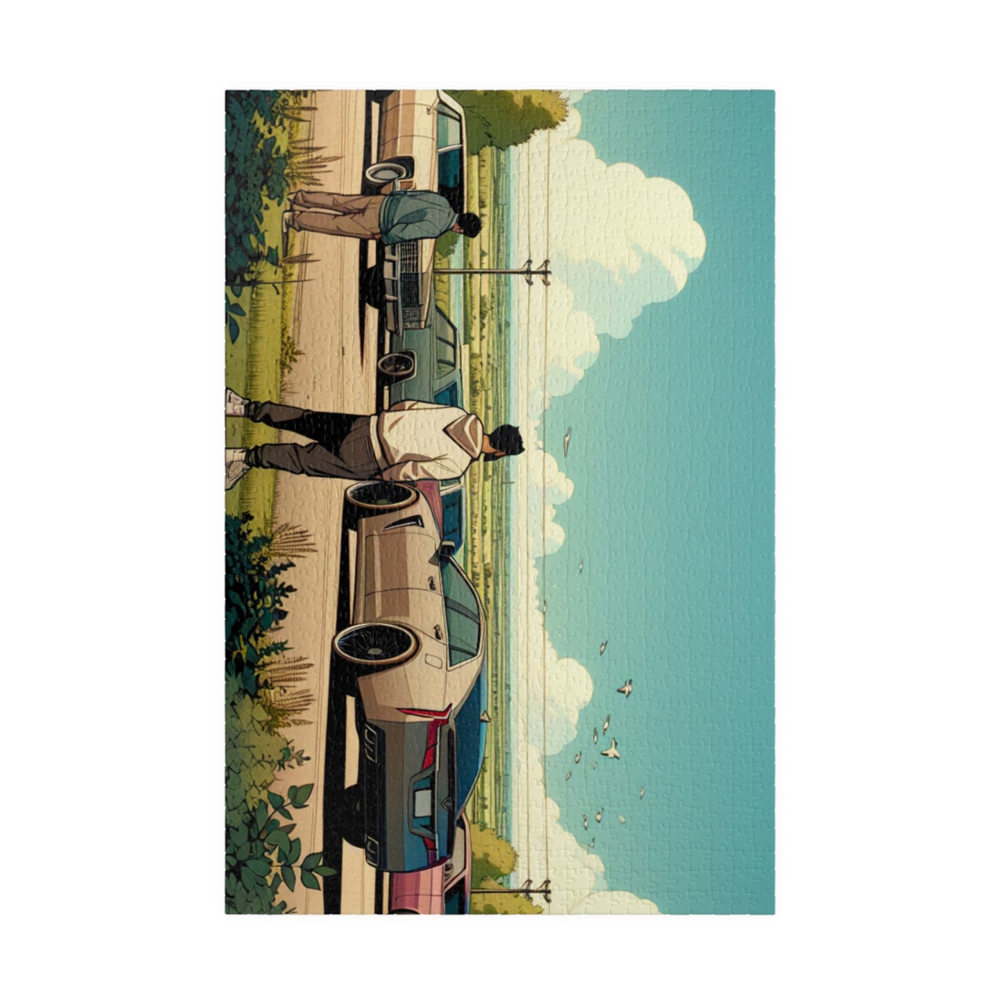 Vintage Cars Puzzle - Jigsaw for Automotive Enthusiasts