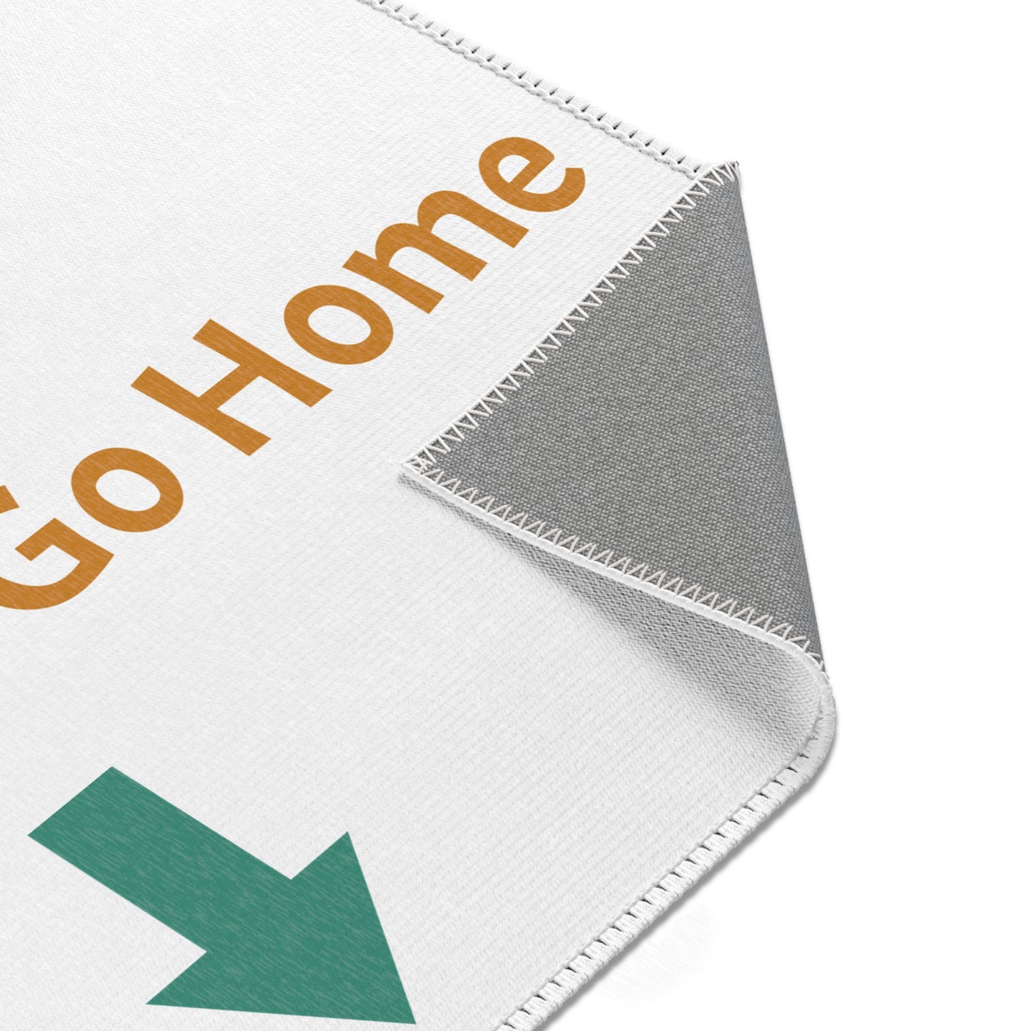 Game On or Go Home Area Rug - Sports & Game Room Decor