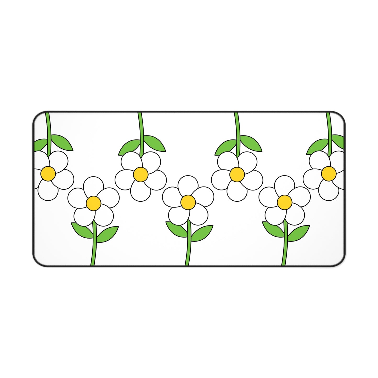 Floral Desk Mat for Home Office - Stylish & Functional Workspace Decor Mouse Pad