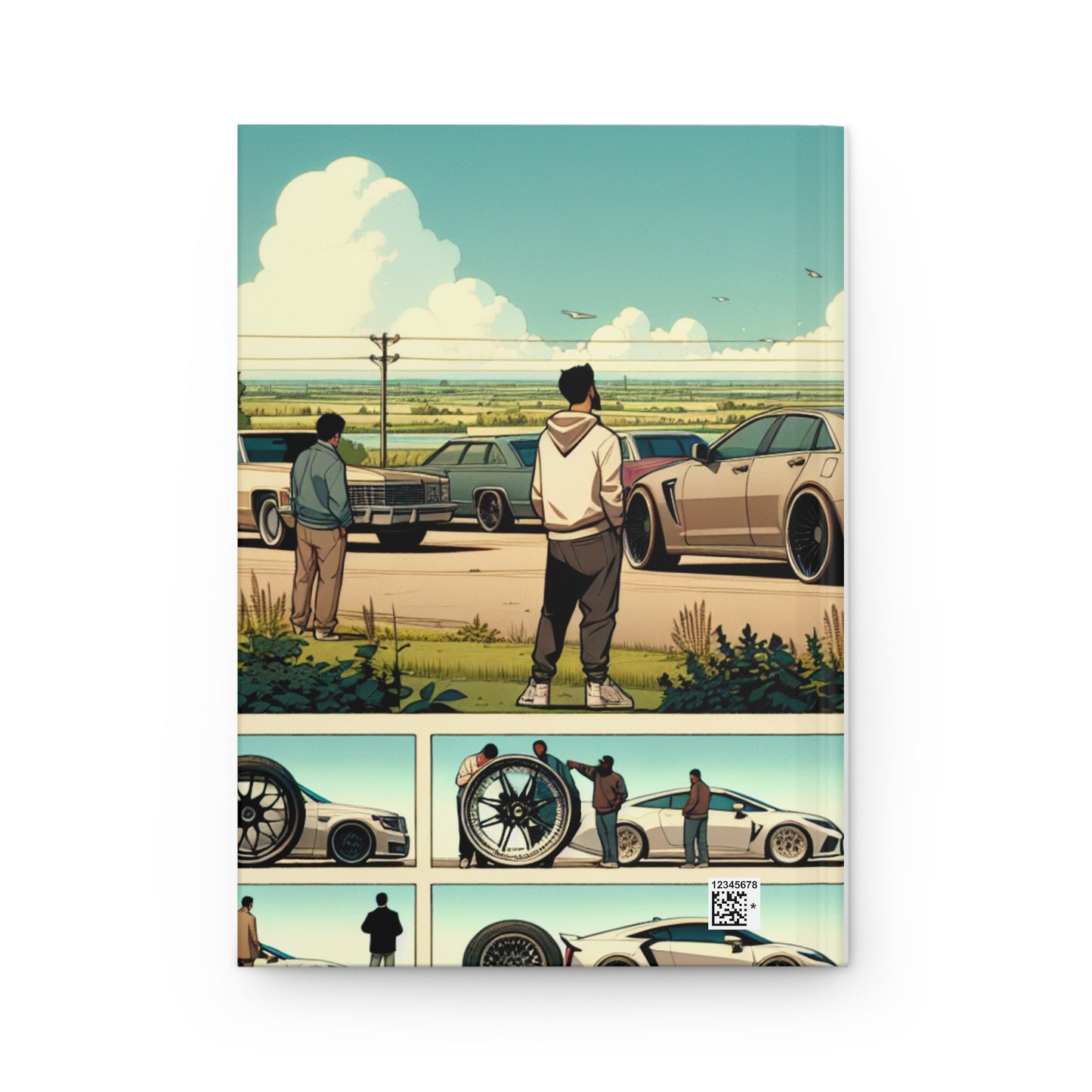 Stylish Automotive Hardcover Journal - Perfect for Car Enthusiasts