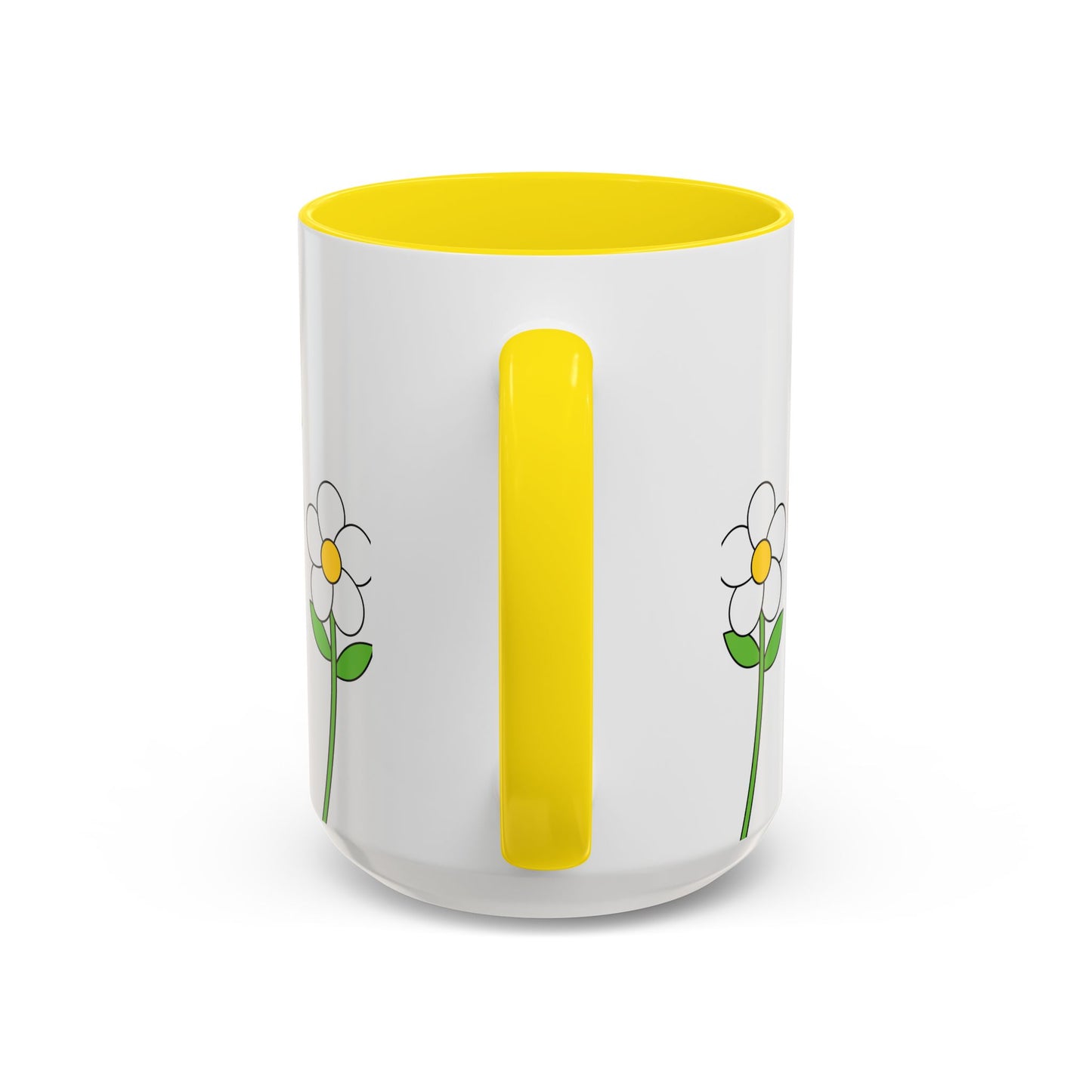 Floral Accent Coffee Mug - Elegant Blue Botanical Design - Perfect for Coffee Lovers and Gift Giving