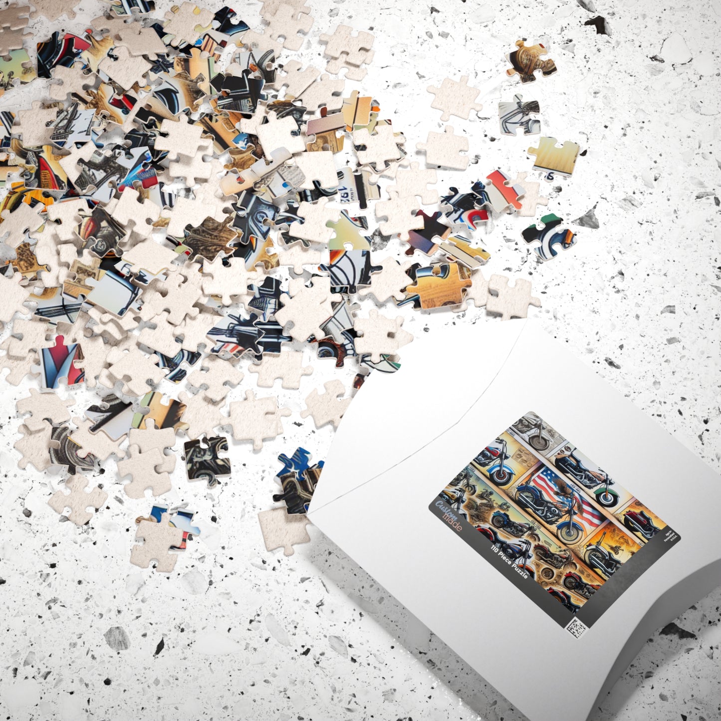Motorcycle Puzzle (110, 252, 520, 1014-piece)