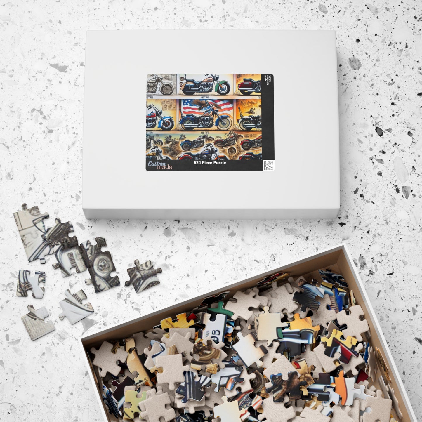 Motorcycle Puzzle (110, 252, 520, 1014-piece)