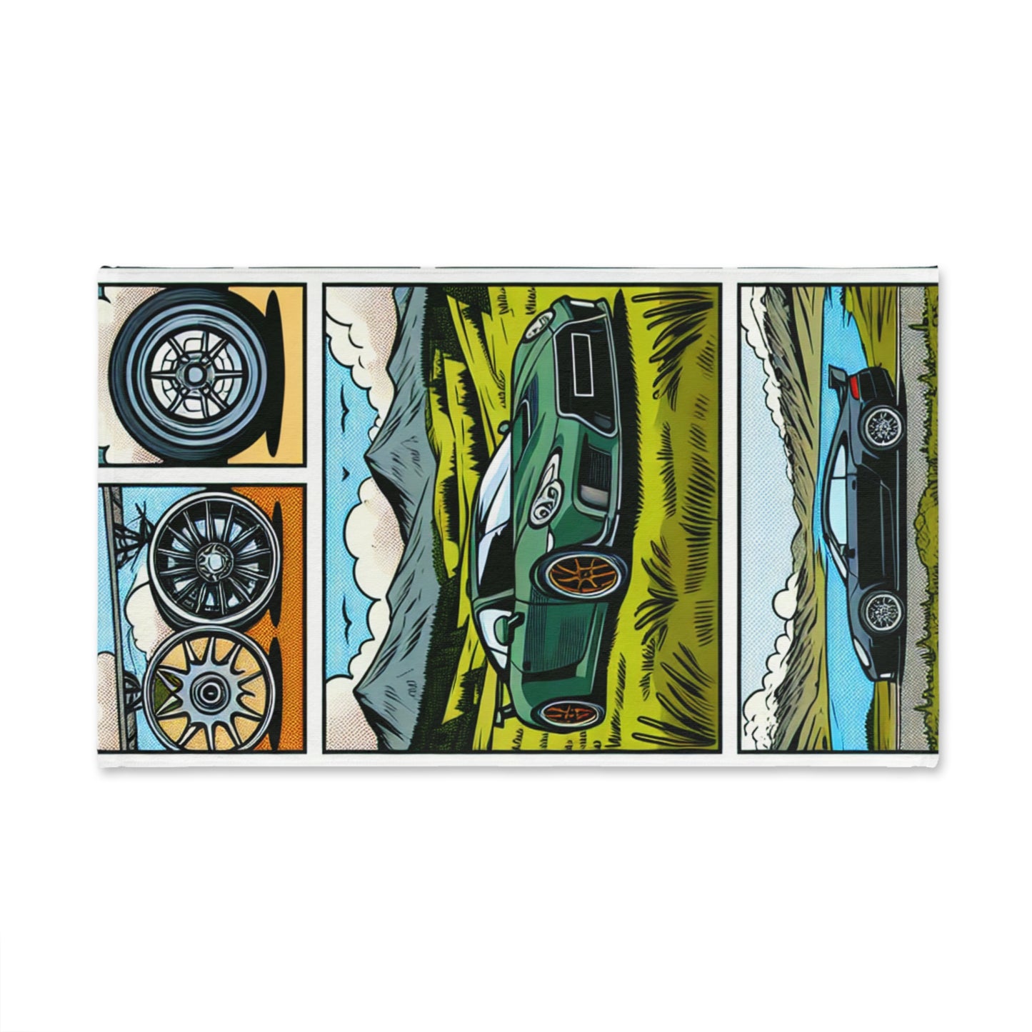 Automotive Adventure Hand Towel - Perfect for Car Enthusiasts