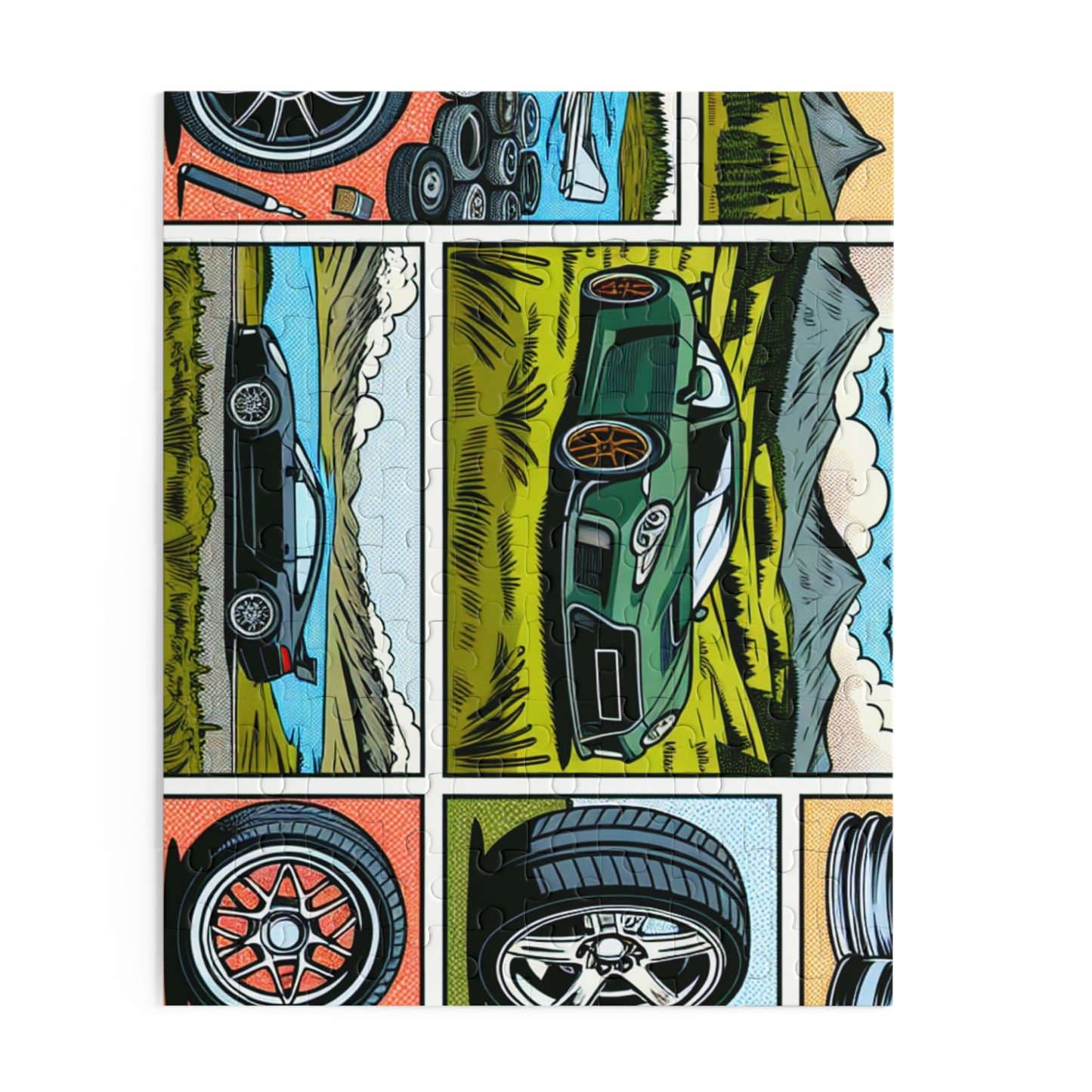 Automotive Adventure Puzzle - 120, 252, 500-Piece