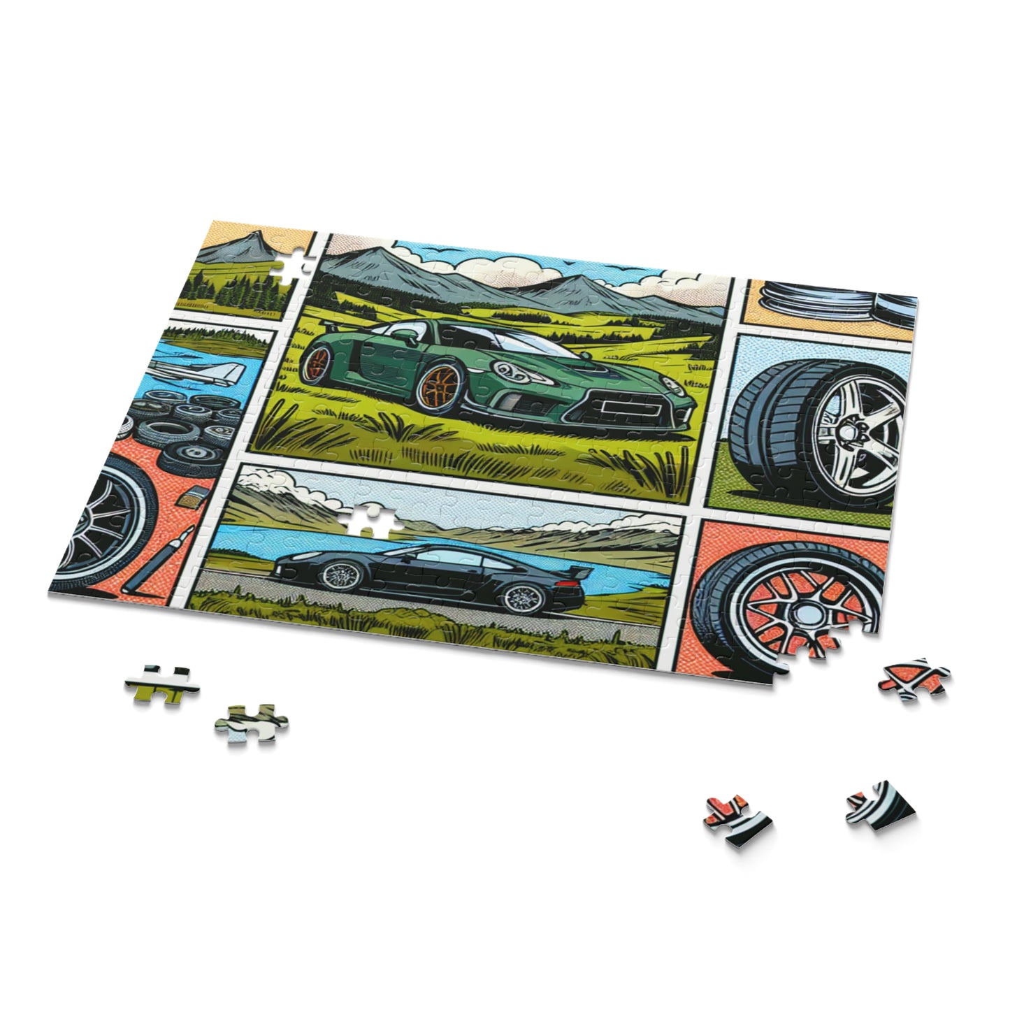Automotive Adventure Puzzle - 120, 252, 500-Piece