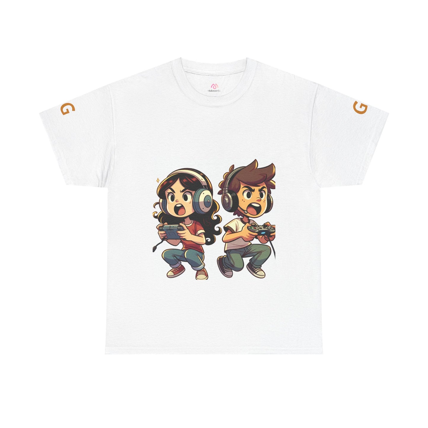 Level Up Gaming Tee - Unisex Heavy Cotton T-Shirt for Gamers