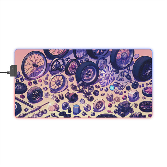 Vibrant LED Gaming Mouse Pad - Ultimate Comfort for Gamers