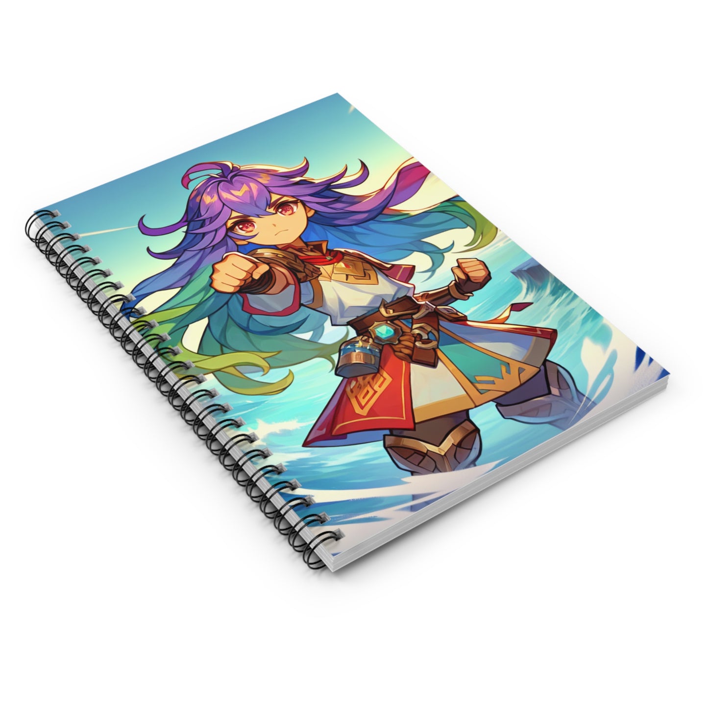 Anime Hero Spiral Notebook - Ruled Line for Creative Minds