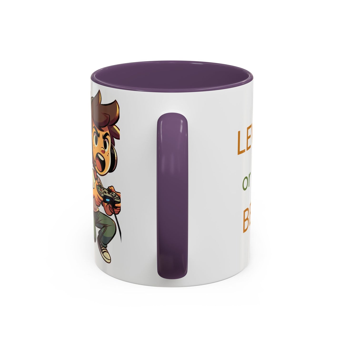Gamer Motivational Coffee Mug - Level Up with Fun Design
