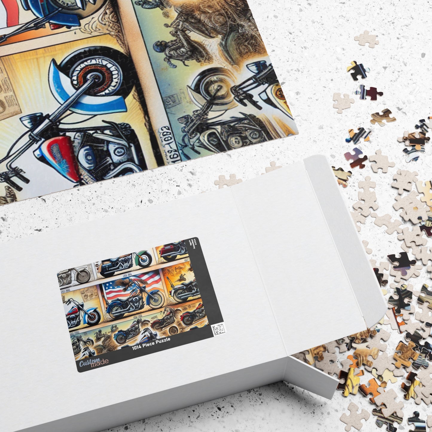 Motorcycle Puzzle (110, 252, 520, 1014-piece)